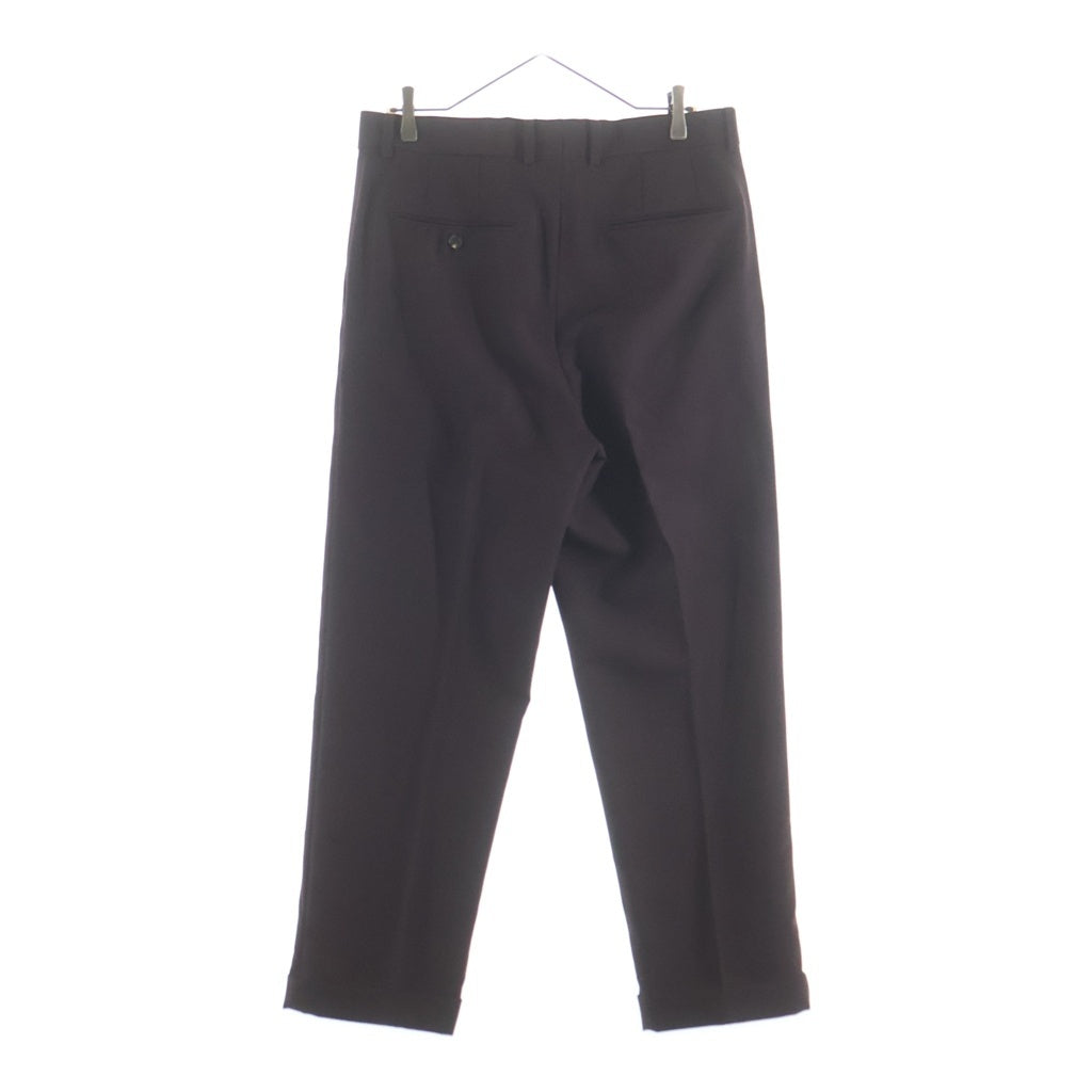 WACKO MARIA(ワコマリア) 22AW PLEATED TROUSERS プリーツド トラウザーズパンツ スラックス ブラウン
