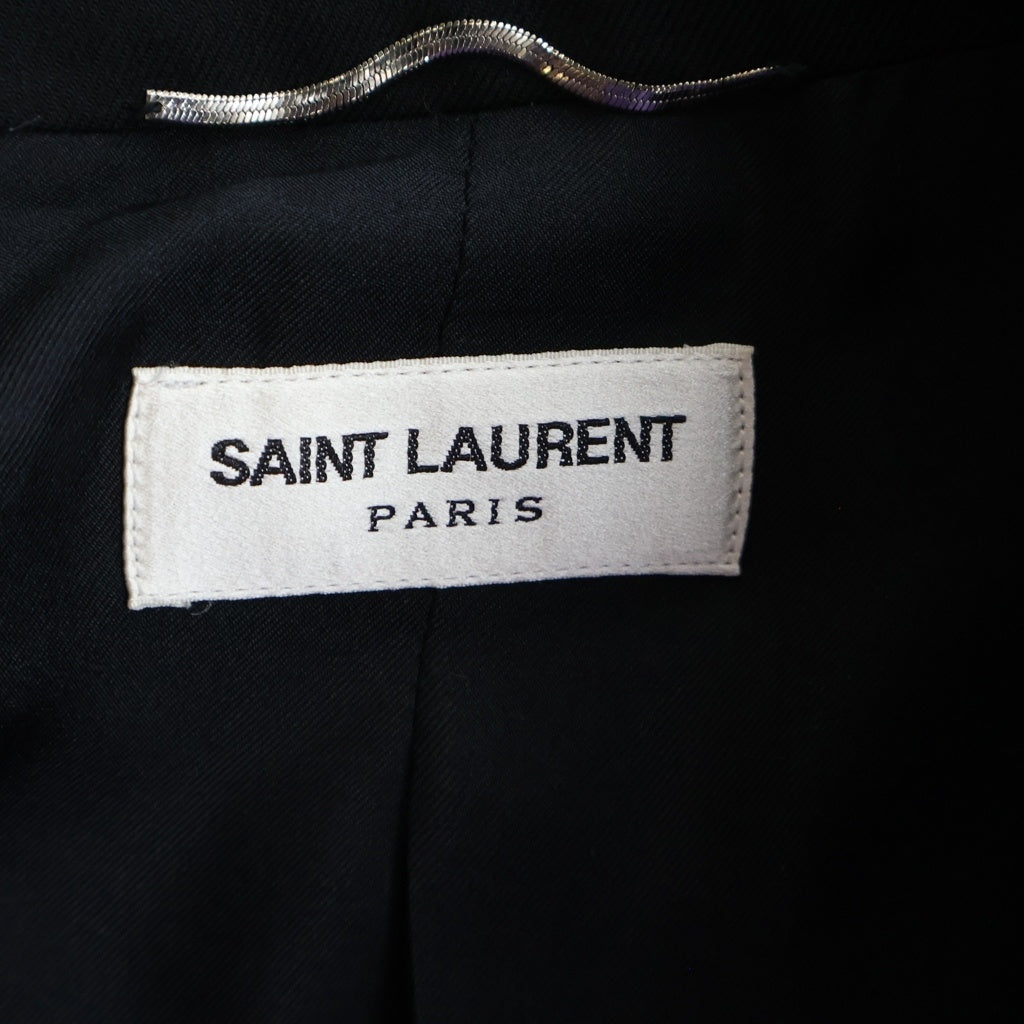 SAINT LAURENT PARIS(サンローランパリ) 15SS エディ期 2B ウール セットアップ スーツ ブラック 398834 YYL09