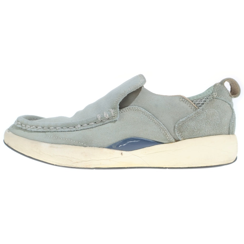 VISVIM(ヴィスヴィム) 01AW TWONBLY 初期 トゥオンブリー スウェードレザーローカットスニーカー スリッポン ライトブルー V001-03