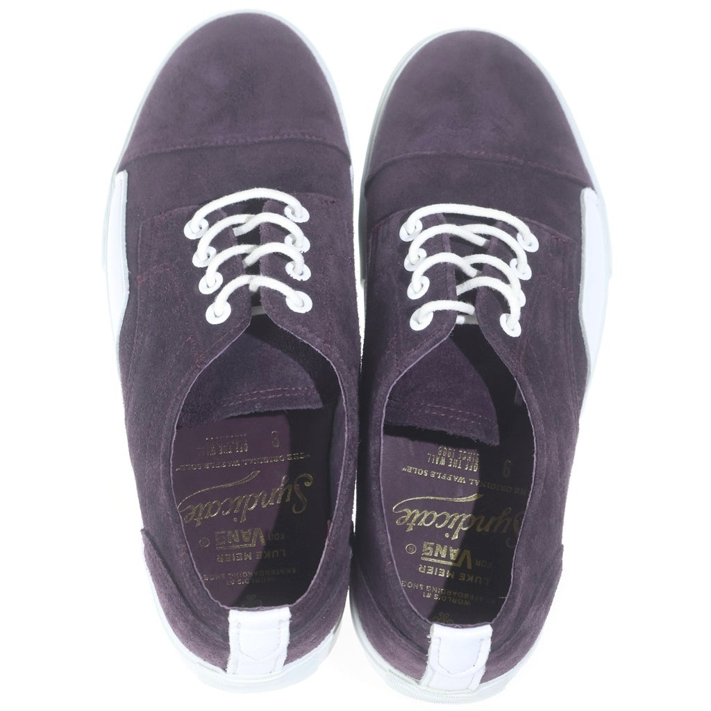 VANS(ヴァンズ) × LUKE MEIER SYNDICATE ZERO LO S ルーク・マイヤー シンジケート ゼロ S スエードレザー ローカットスニーカー バーガンディ US9/27cm VN-0KYHZ28