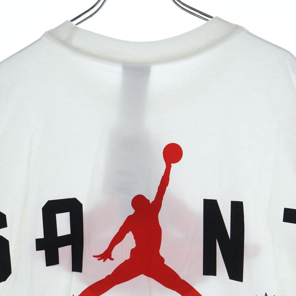 NIKE(ナイキ) 26SS × SAINT Mxxxxxx JORDAN SS TEE セントマイケル ジョーダンロゴ プリント クルーネック 半袖Tシャツ カットソー ホワイト FV4716-100