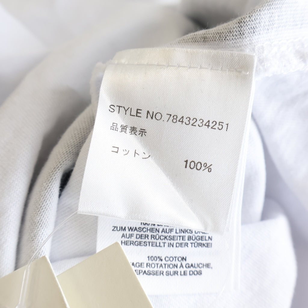 DRIES VAN NOTEN(ドリスヴァンノッテン) LOGO PRINT TEE スクリーン ロゴプリント クルーネック 半袖Tシャツ カットソー ホワイト 7843234251