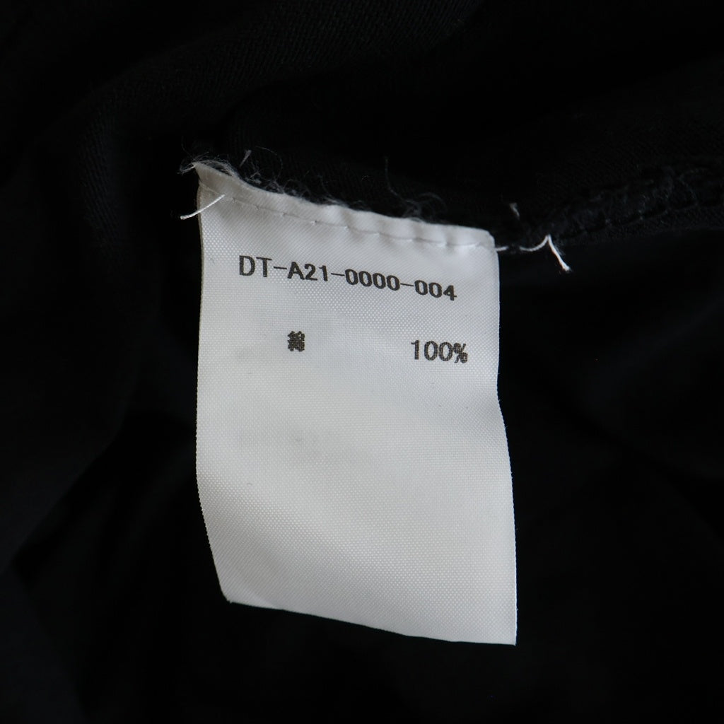 DENIM TEARS(デニムティアーズ) Black Mary - Saint Tee ブラック マリア フロントプリント クルーネック 半袖Tシャツ カットソー ブラック DT-A21-0000-004