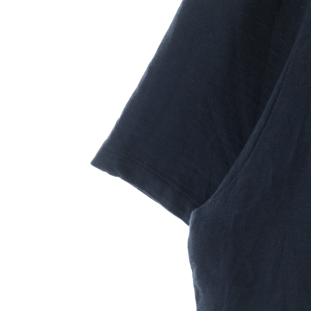 Neil Barrett(ニール バレット) Neck Lightning S/S Tee ネック ライトニング フロントプリント 裾切替 半袖 Tシャツ カットソー ブラック PBJT123S B514S