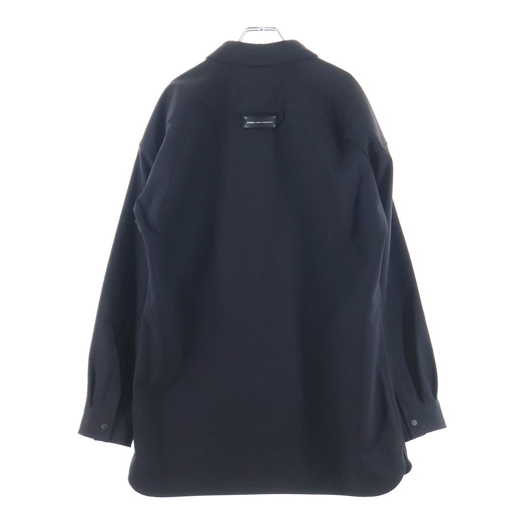 Y-3(ワイスリー) M CLASSIC BONDED RIPSTOP OVERSHIRT Mクラシック ボンデッド リップストップ オーバーシャツ ナイロン ジャケット ブラック HB3420