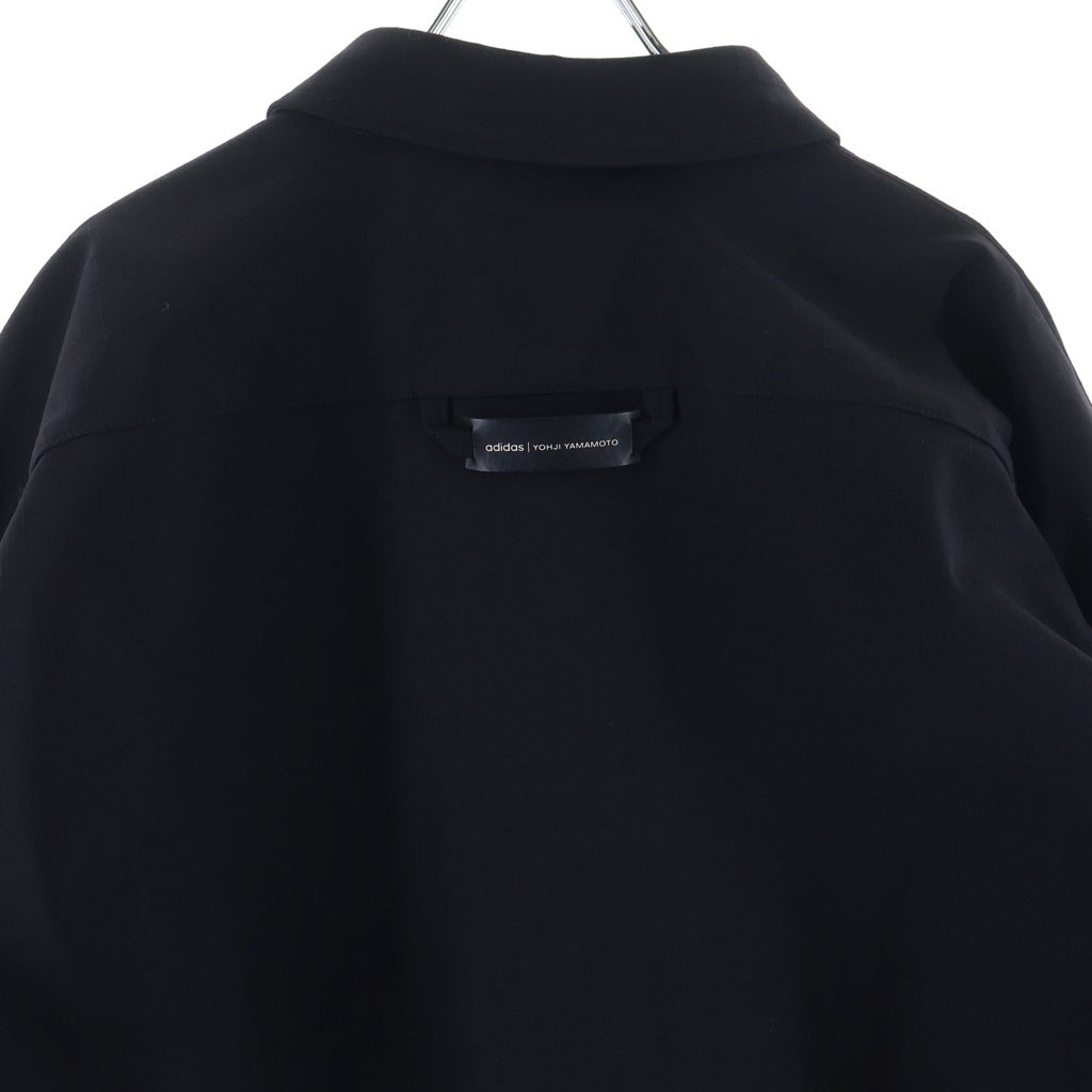 Y-3(ワイスリー) M CLASSIC BONDED RIPSTOP OVERSHIRT Mクラシック ボンデッド リップストップ オーバーシャツ ナイロン ジャケット ブラック HB3420
