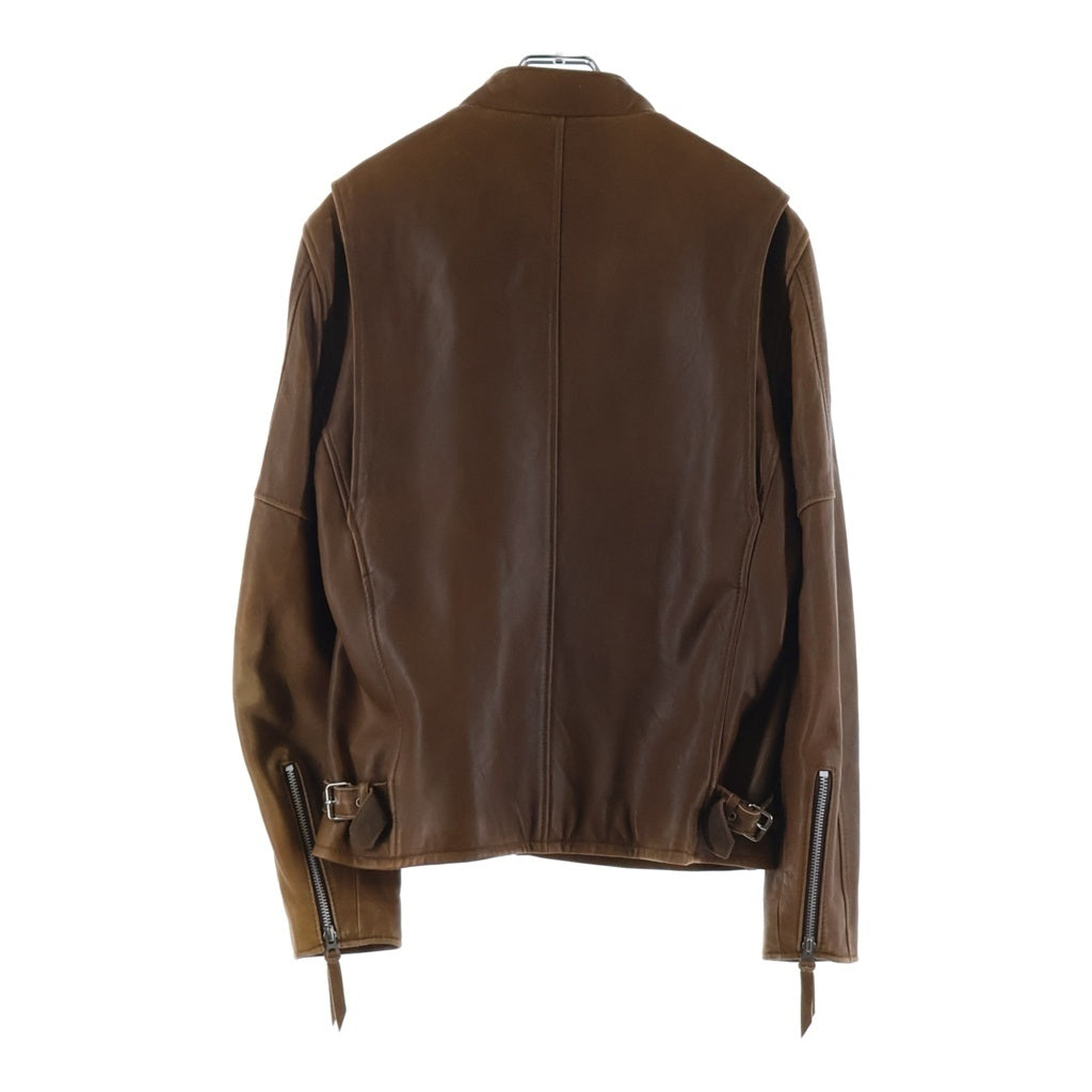 SCHOTT(ショット) クラシックレーサー シングルライダース レザージャケット ブラウン 3161055