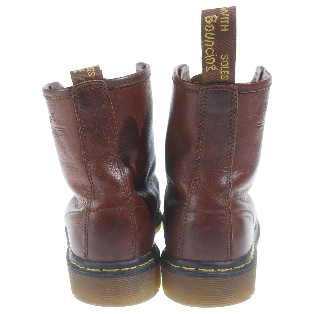 Dr.Martens(ドクターマーチン) 1460 LL 8 EYE BOOTS レースレス 8ホール サイドジップ レザーブーツ レッド