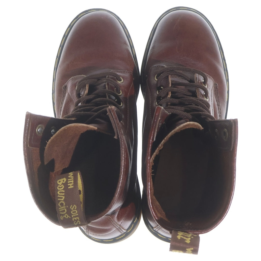 Dr.Martens(ドクターマーチン) 1460 LL 8 EYE BOOTS レースレス 8ホール サイドジップ レザーブーツ レッド