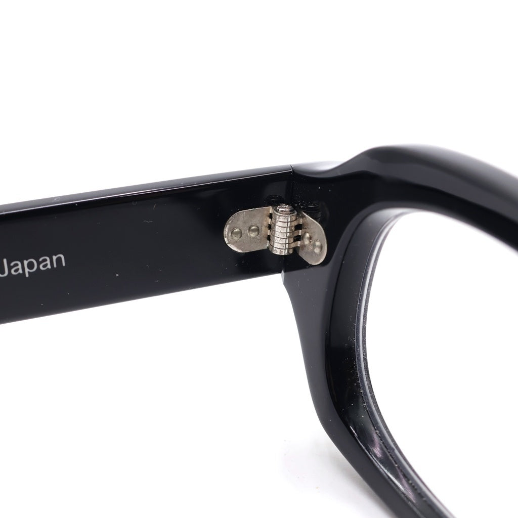 EFFECTOR(エフェクター) ×Abingdon Boys School booster アビングドンボーイズスクール ブースター スクエアフレーム アイウェア 眼鏡 ブラック