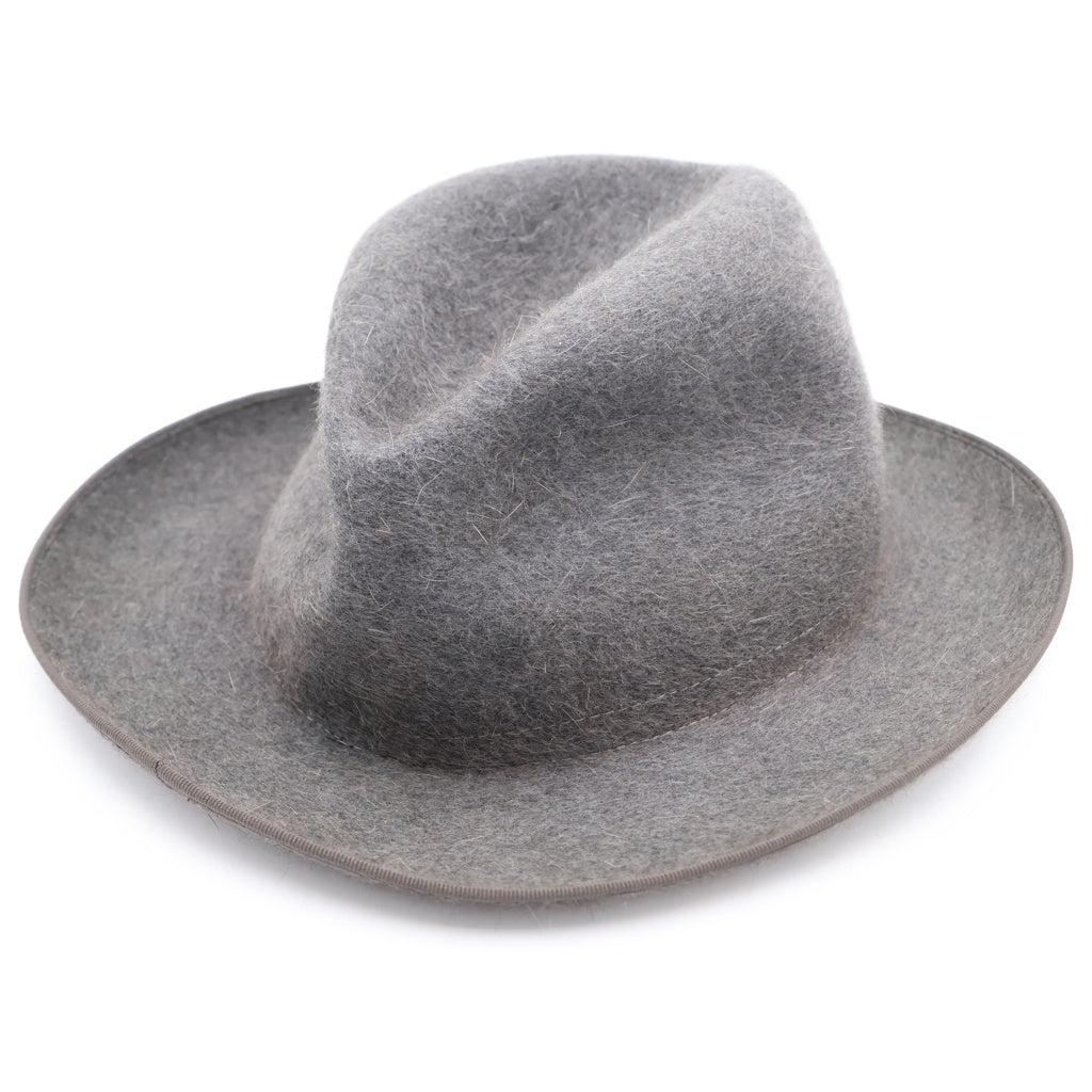 Borsalino(ボルサリーノ) ラビットファー フェルト 中折れ ハット 帽子 グレー