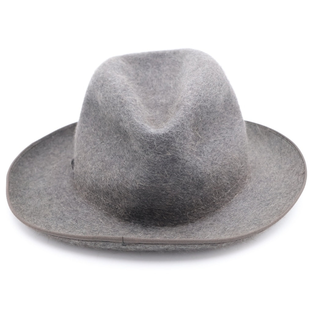 Borsalino(ボルサリーノ) ラビットファー フェルト 中折れ ハット 帽子 グレー