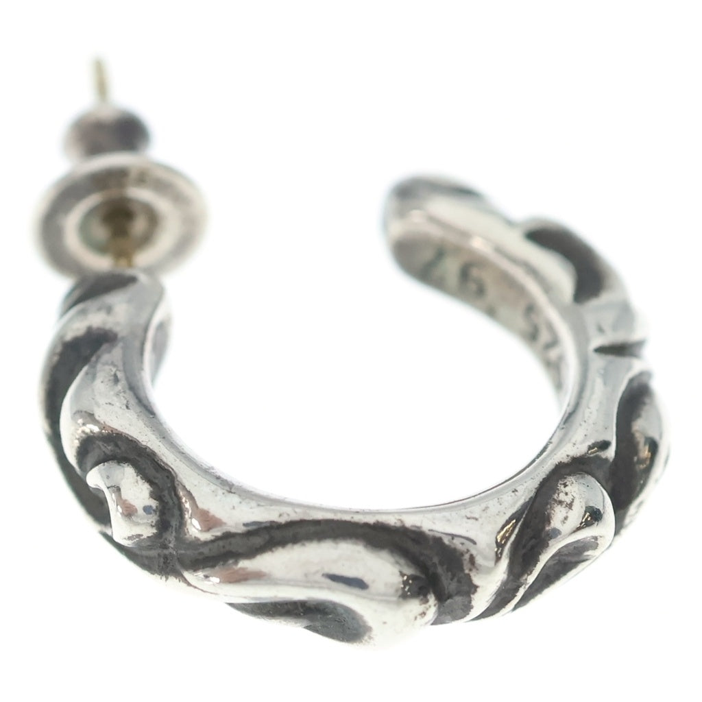 CHROME HEARTS(クロムハーツ) HOOP SCROOL スクロール フープピアス シルバー BCA102