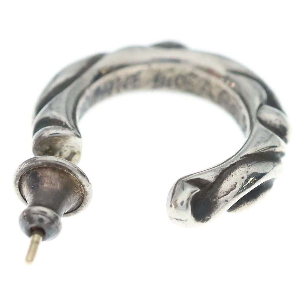 CHROME HEARTS(クロムハーツ) HOOP SCROOL スクロール フープピアス シルバー BCA102
