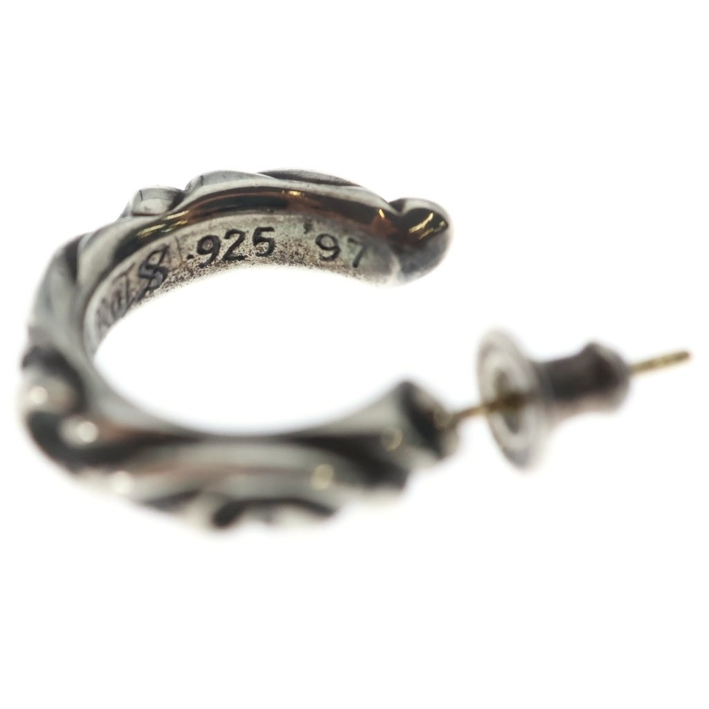 CHROME HEARTS(クロムハーツ) HOOP SCROOL スクロール フープピアス シルバー BCA102