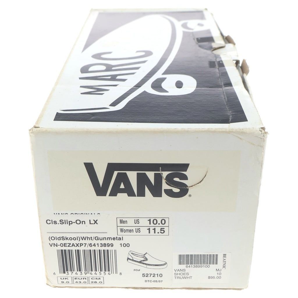 VANS(ヴァンズ) ×Marc Jacobs Old Skool Slip-On's オールド スクール スリッポン スケッチ デザイン ローカットスニーカー ホワイト US10/28cm