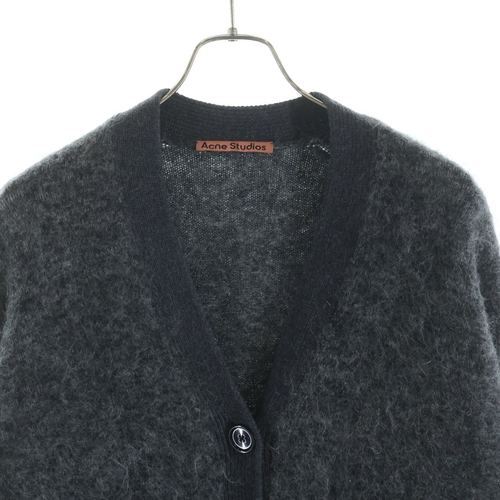 Acne Studios(アクネ ストゥディオズ) 21AW 4B リブニット メランジ カーディガン グレー A60183