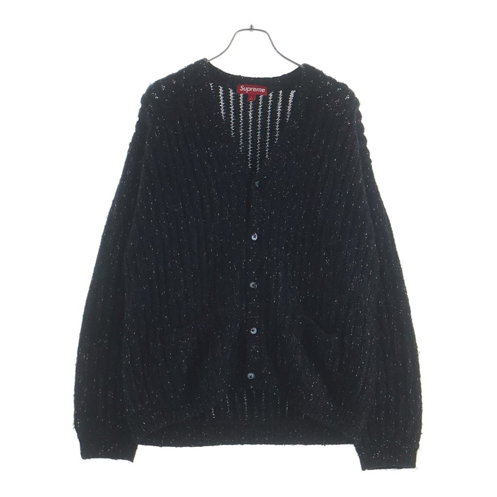 SUPREME(シュプリーム) 24SS Confetti Cardigan コンフェッティ ツイード ボタン カーディガン ブラック