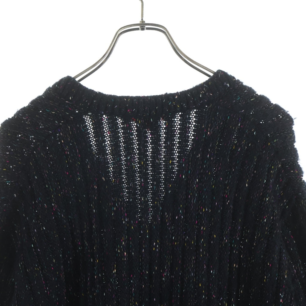 SUPREME(シュプリーム) 24SS Confetti Cardigan コンフェッティ ツイード ボタン カーディガン ブラック