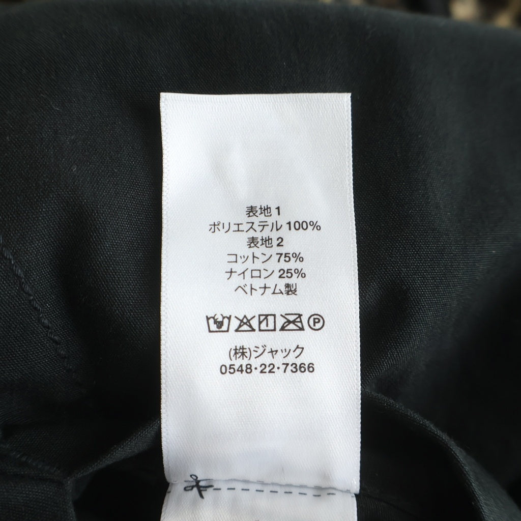 STUSSY(ステューシー) REVERSIBLE HOODED JACKET リバーシブル レオパード ジップアップ ジャケット フーディ ブルゾン ブラック/ベージュ 115919