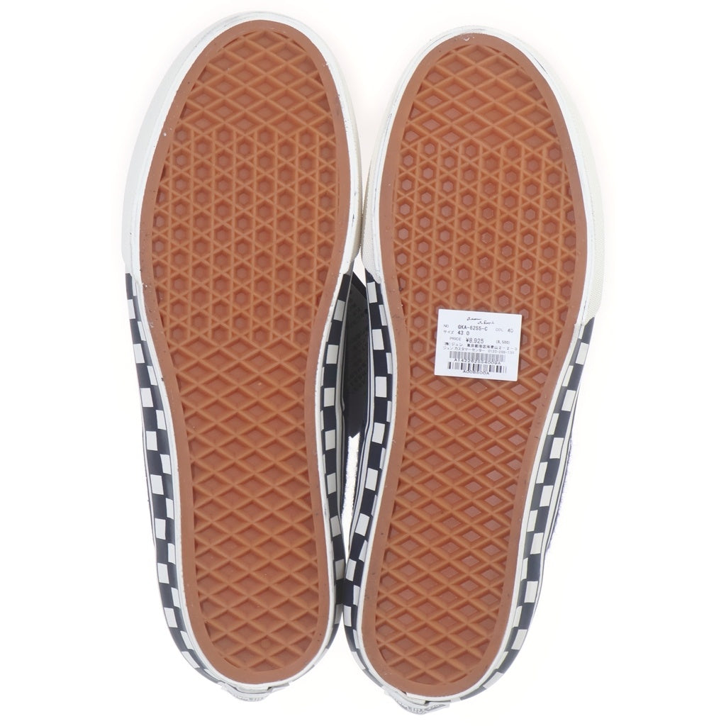 VANS(ヴァンズ) × Adam et Rope Era アダムエロぺ 別注 エラ サイドテープ チェッカーボード ローカットスニーカー ネイビー/ブラック US10/28cm 503265-0002
