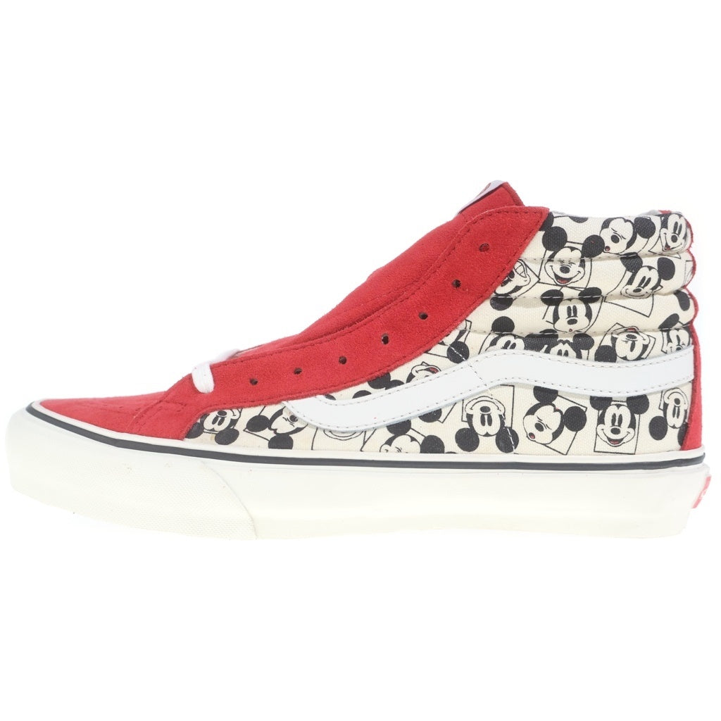 VANS(ヴァンズ) 2013 × Disney Vault OG Sk8-Hi LX Mickey Square ディズニー ボルト スケートハイ ミッキーマウス スクエア ハイカットスニーカー US10/28cm VN-0OZE8P1
