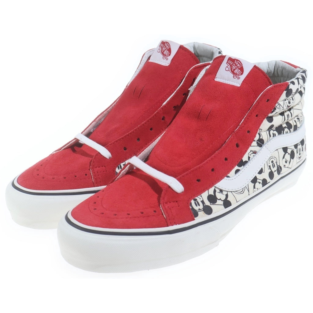 VANS(ヴァンズ) 2013 × Disney Vault OG Sk8-Hi LX Mickey Square ディズニー ボルト スケートハイ ミッキーマウス スクエア ハイカットスニーカー US10/28cm VN-0OZE8P1