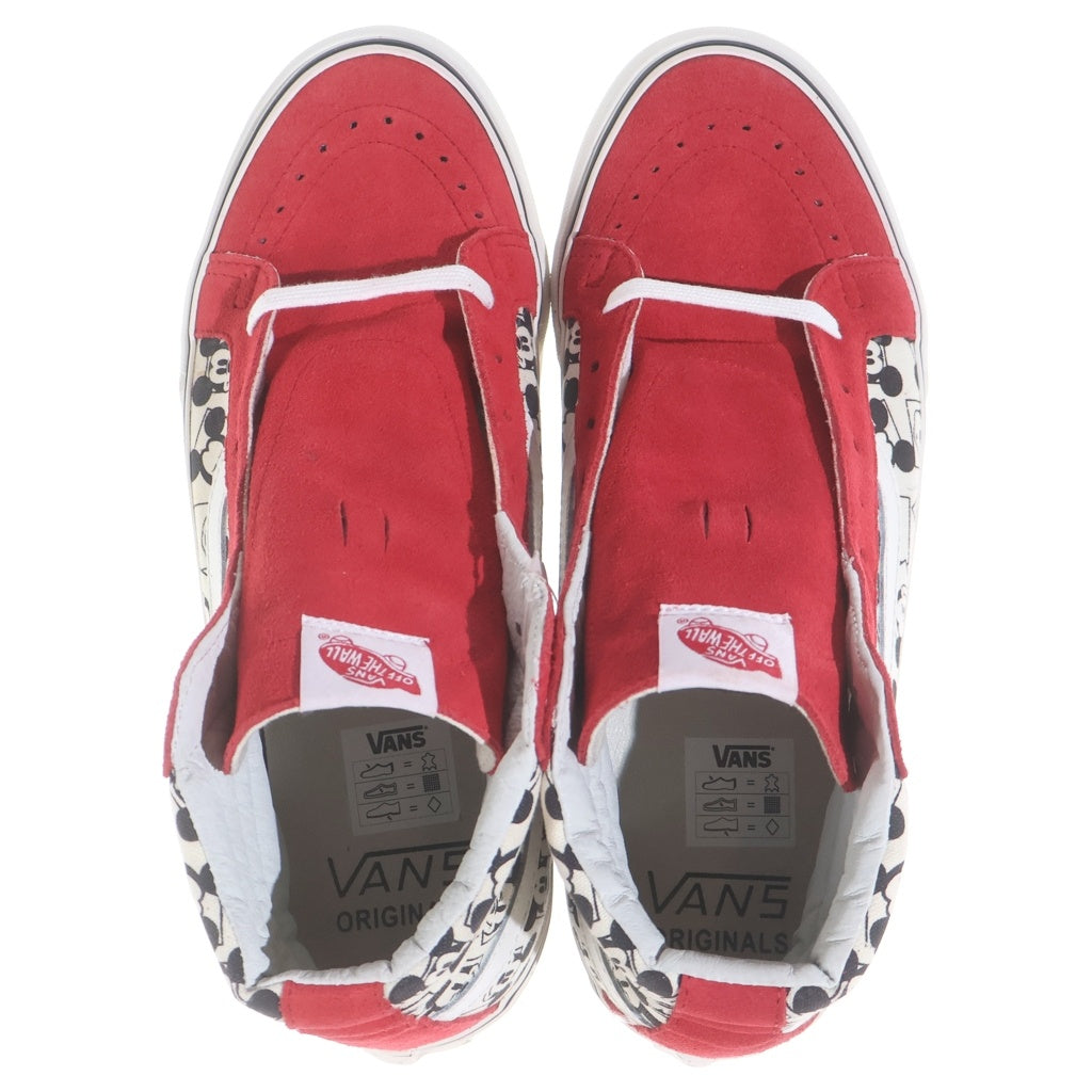 VANS(ヴァンズ) 2013 × Disney Vault OG Sk8-Hi LX Mickey Square ディズニー ボルト スケートハイ ミッキーマウス スクエア ハイカットスニーカー US10/28cm VN-0OZE8P1