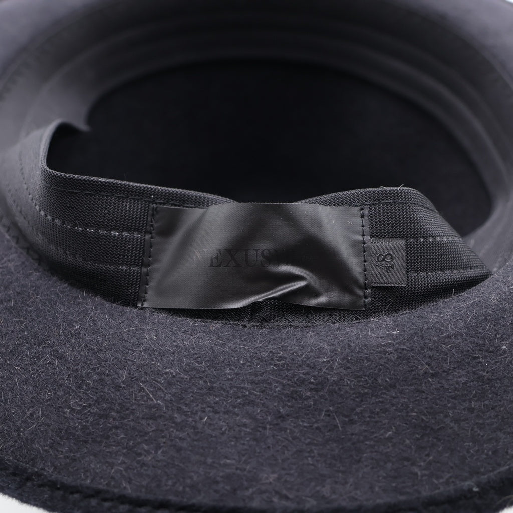 NEXUS7(ネクサスセブン) 07AW A.P CLASSIC RABBIT WOOL HAT ラビットウール クラシック バケットハット ブラック 07AW-NXG-010