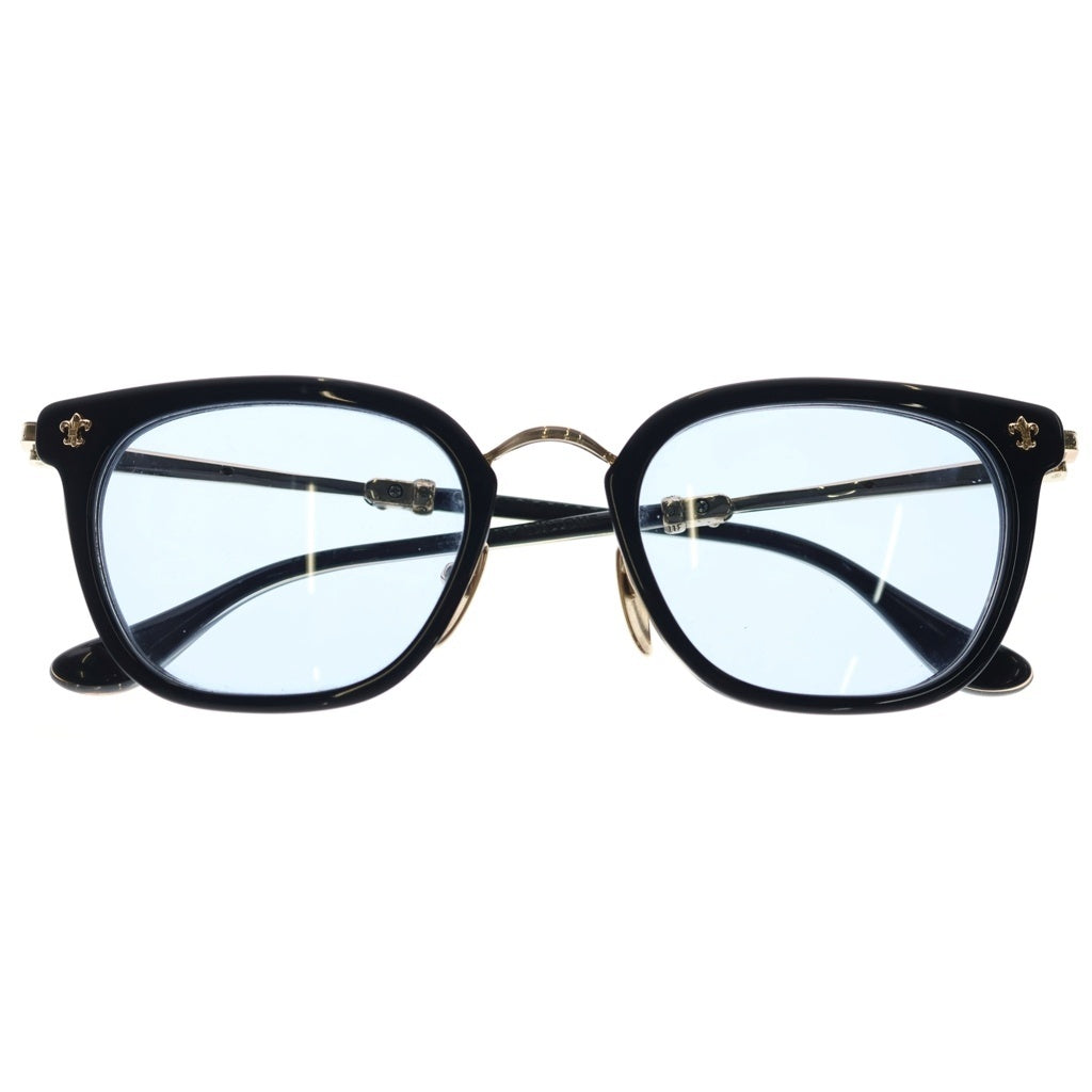 CHROME HEARTS(クロムハーツ) STRAPADICTOME ストラパディクトム メタルフレーム ウエリントン サングラス 眼鏡 アイウェア ブラック/ゴールド