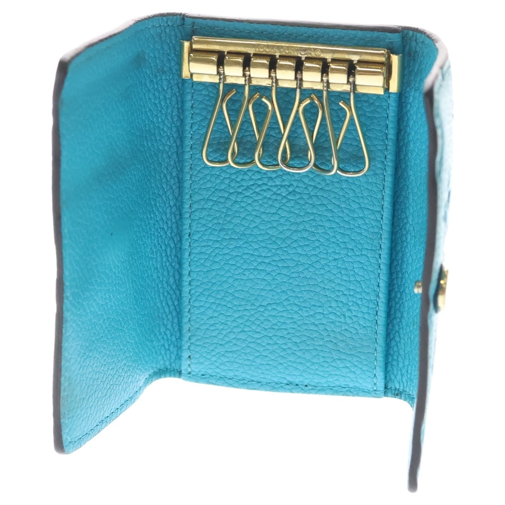 LOUIS VUITTON(ルイヴィトン) モノグラム アンプラント ミュルティクレ6 キーケース ライトブルー M81566 レディース