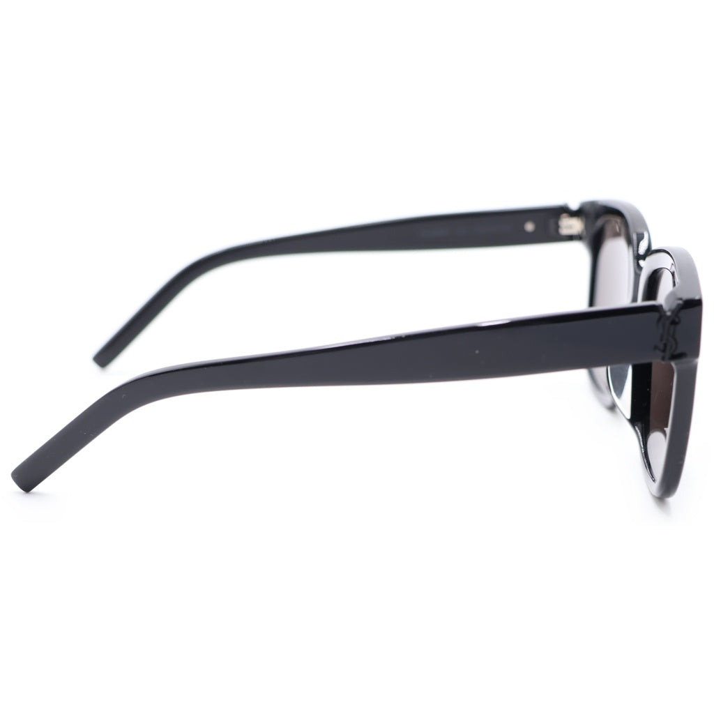 SAINT LAURENT PARIS(サンローランパリ) YSLロゴ スクエアシェイプ サングラス 眼鏡 アイウェア ブラック SL M40/F