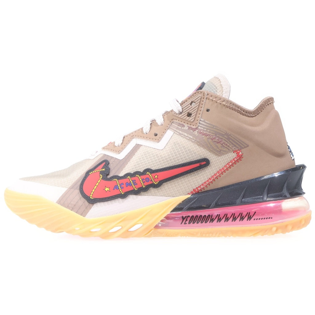 NIKE(ナイキ) × SPACE PLAYERS × ROADRUNNER LEBRON 18 LOW スペースプレイヤー ロードランナー レブロン 18 ローカットスニーカー ベージュ/ブルー US9/27.5cm CV7562-401