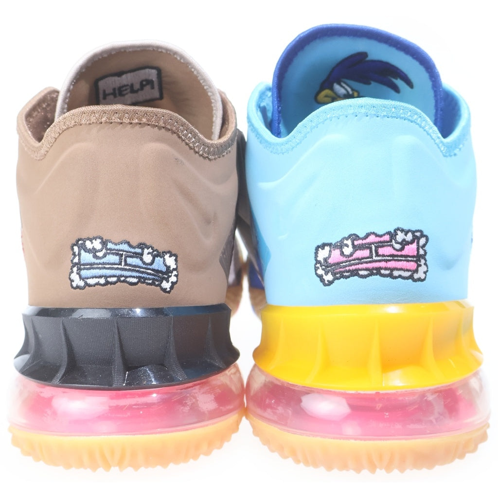 NIKE(ナイキ) × SPACE PLAYERS × ROADRUNNER LEBRON 18 LOW スペースプレイヤー ロードランナー レブロン 18 ローカットスニーカー ベージュ/ブルー US9/27.5cm CV7562-401