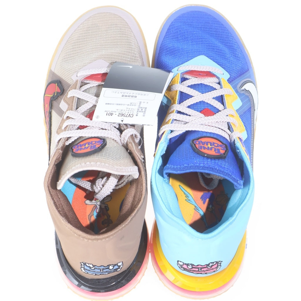 NIKE(ナイキ) × SPACE PLAYERS × ROADRUNNER LEBRON 18 LOW スペースプレイヤー ロードランナー レブロン 18 ローカットスニーカー ベージュ/ブルー US9/27.5cm CV7562-401