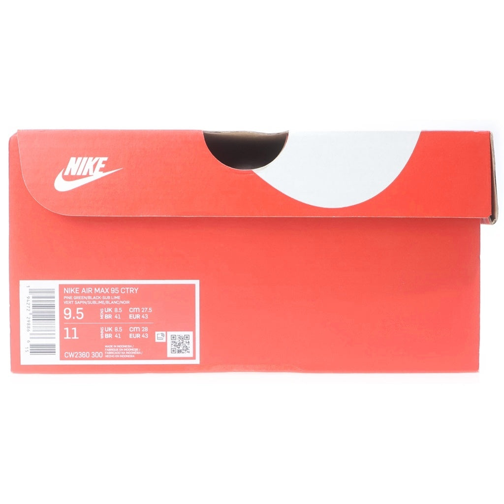 NIKE(ナイキ) AIR MAX 95 CTRY NAIJA エアマックス 95 ナイジャ ローカットスニーカー グリーン/ブラック US9.5/27.5cm CW2360-300