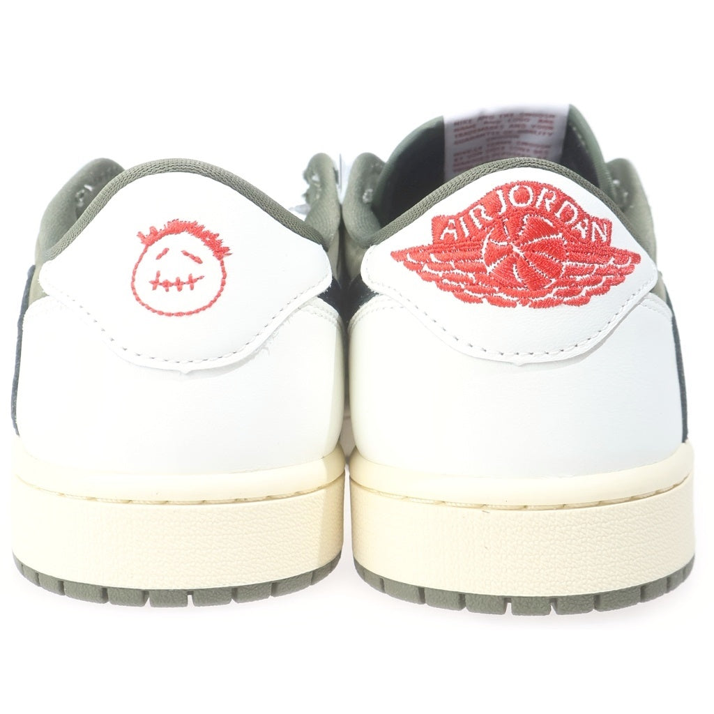 NIKE(ナイキ) ×TRAVIS SCOTT AIR JORDAN 1 LOW OG SP Reverse Olive トラヴィススコット エアジョーダン1 リバースオリーブ ローカットスニーカー US9.5/27.5cm DM7866-200