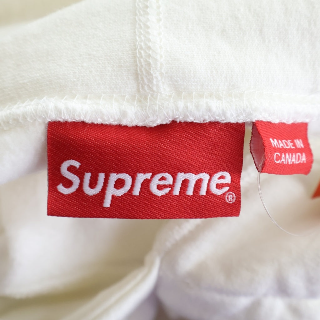 SUPREME(シュプリーム) 14AW Tonal Box Logo Pullover トーナル ボックスロゴ プルオーバースウェットパーカー フーディ ホワイト
