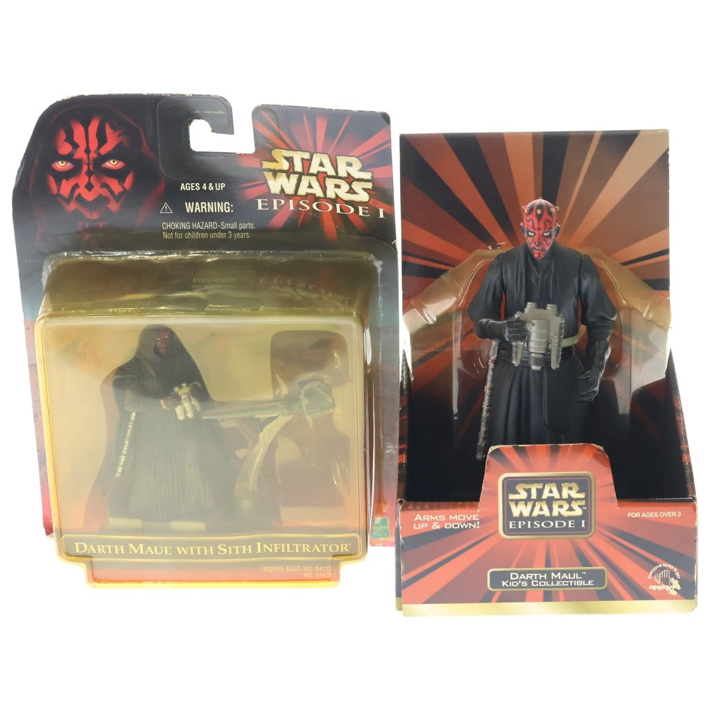 NO BRAND(ノーブランド) × STAR WARS EPISODE 1 DARTH MAUL スターウォーズ エピソード1 ダースモール 3体セット フィギュア ソフビ マルチ