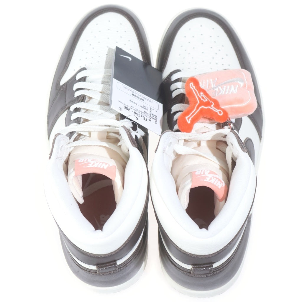NIKE(ナイキ) WMNS AIR JORDAN 1 HIGH OG ウィメンズ エアジョーダン1 ハイカットスニーカー ブラウン/ホワイト US11.5/28.5cm FD2596-200
