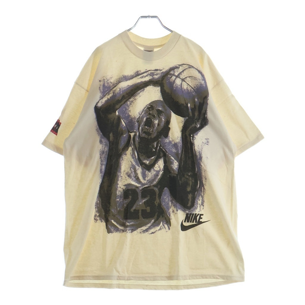NIKE(ナイキ) 90s 銀タグ フロント マイケルジョーダンプリント 半袖Tシャツ カットソー ホワイト