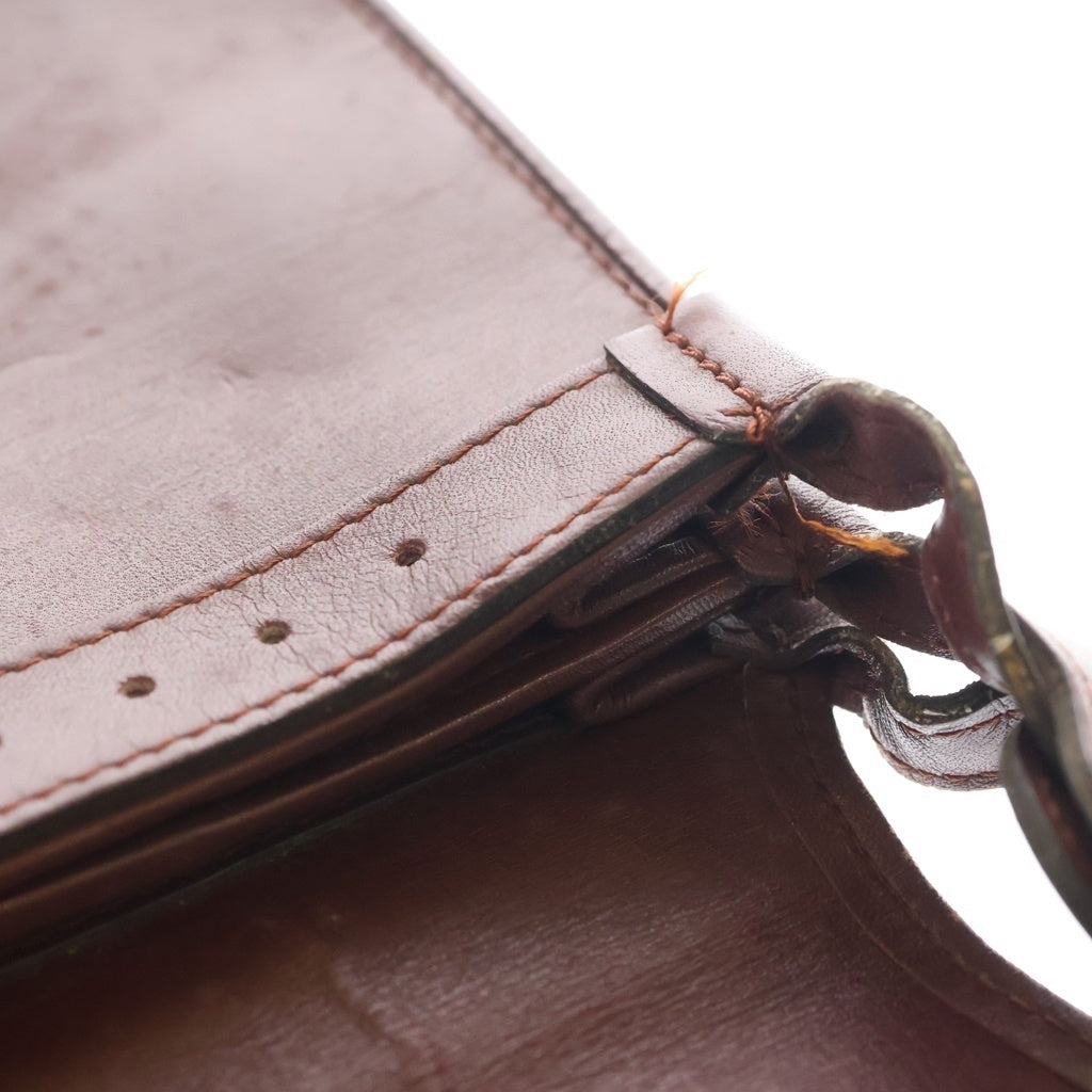 Cartier(カルティエ) マストライン レザー ショルダーバッグ レッド レディース