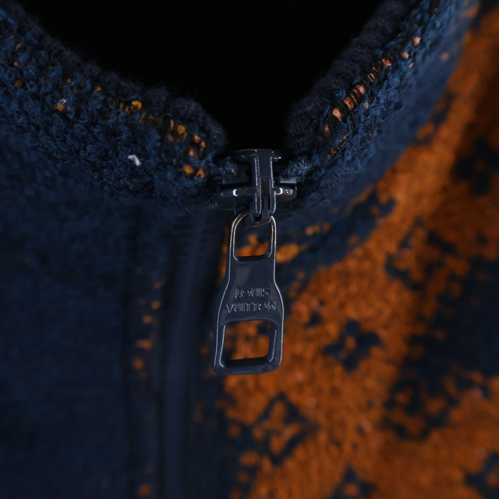 LOUIS VUITTON(ルイヴィトン) 24SS Bouclet Blouson Jacket ブークレットブルゾンジャケット ブラウン/ネイビー 1AF885