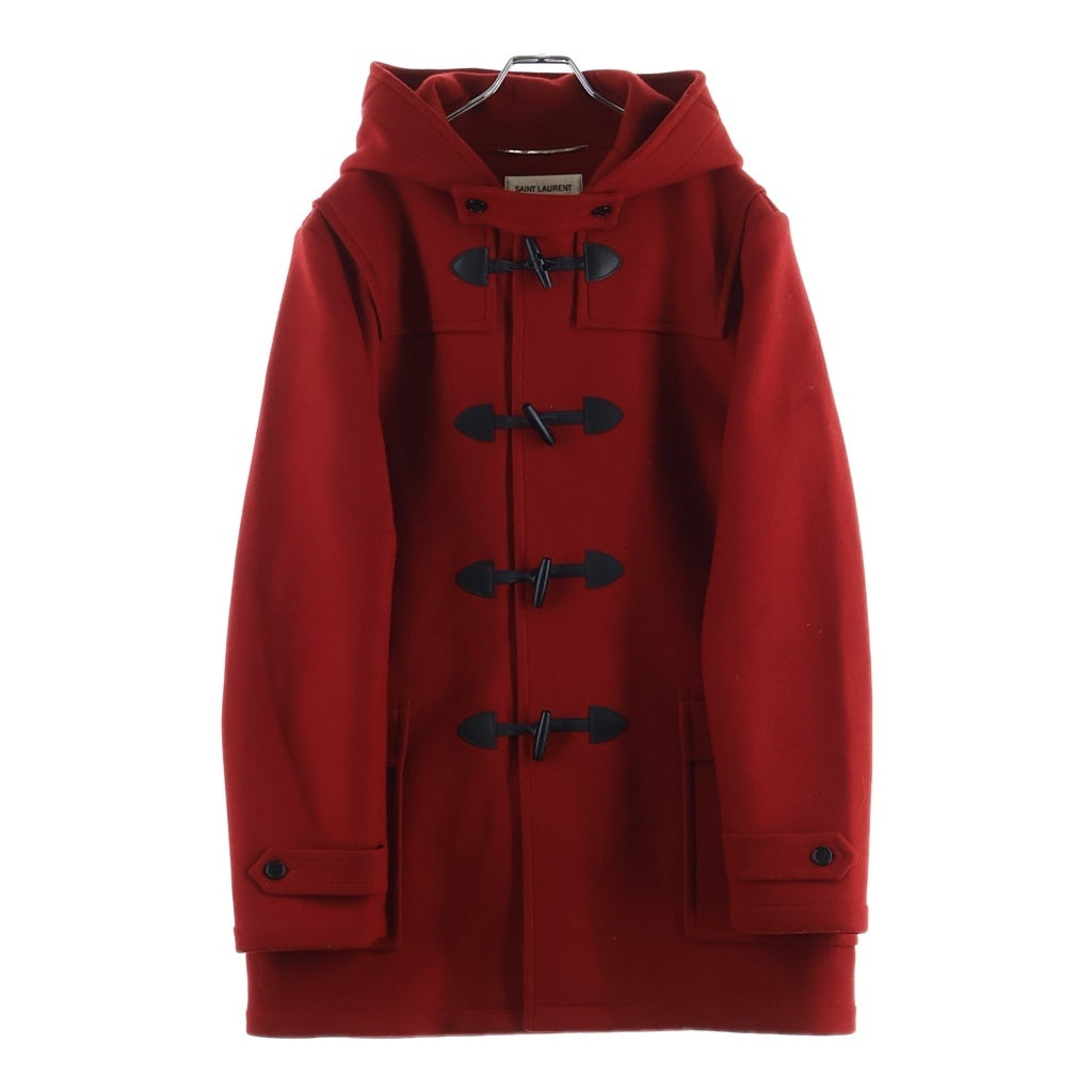 SAINT LAURENT PARIS(サンローランパリ) ウール ダッフルコート レッド 576581 Y080W