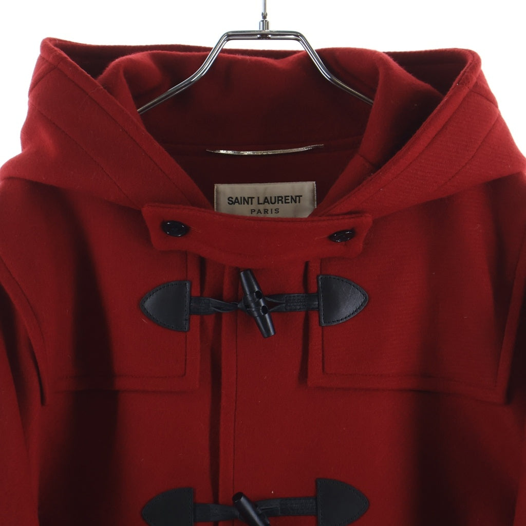 SAINT LAURENT PARIS(サンローランパリ) ウール ダッフルコート レッド 576581 Y080W