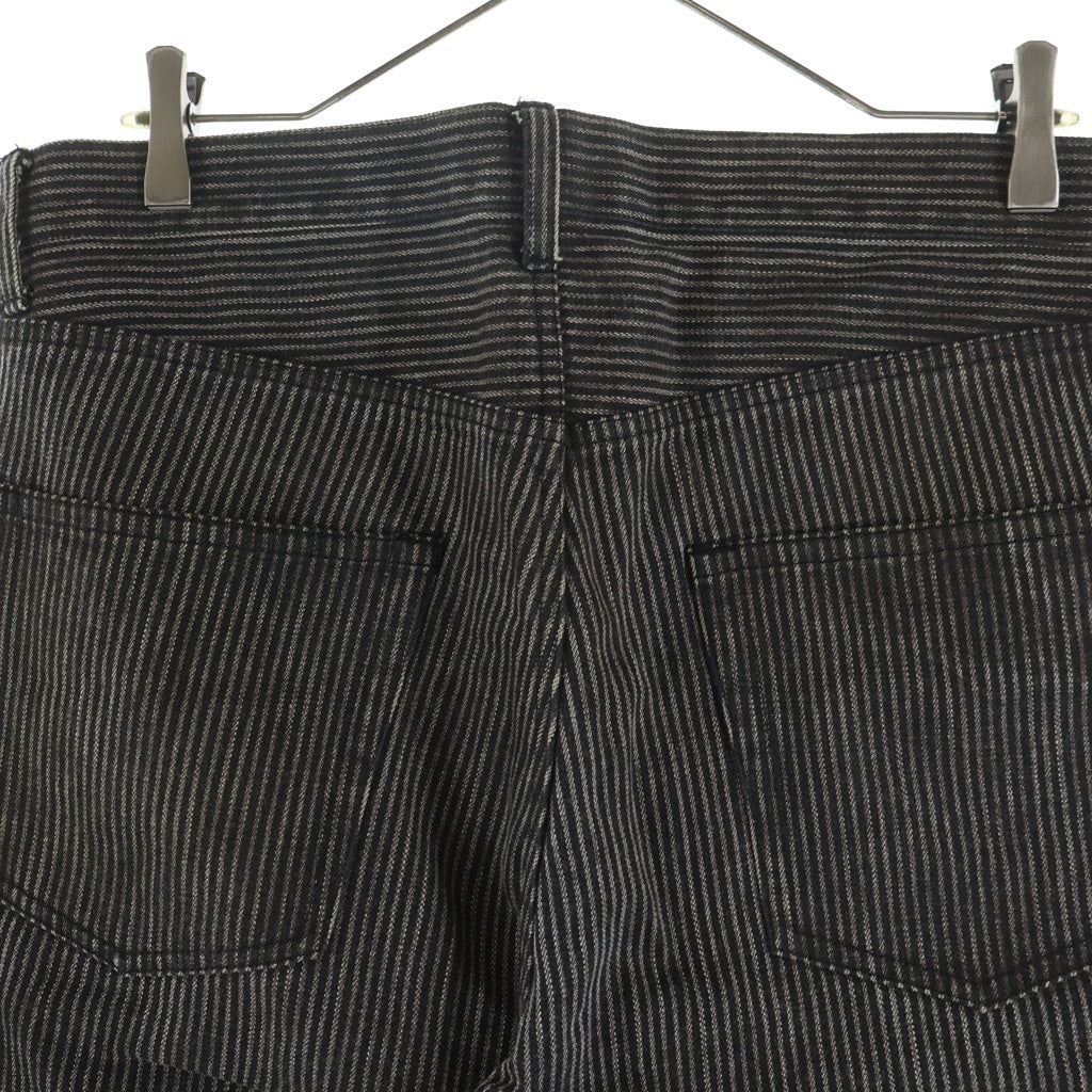 GOODENOUGH(グッドイナフ) 90s Strip Stripe Painter Pants ストライプ ペインターパンツ ブラック