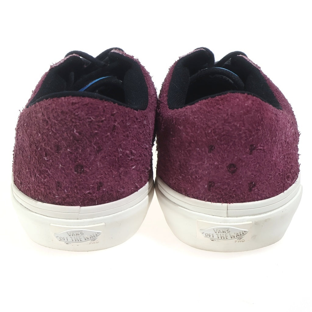 VANS(ヴァンズ) ×POP TRADING COMPANY Salman Agah ポップトレーニングカンパニー サルマンアガー US9.5/27.5cm バーガンディ