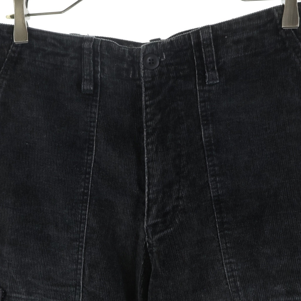 GOODENOUGH(グッドイナフ) 00s Corduroy Cargo Pants コーデュロイ カーゴパンツ ブラック