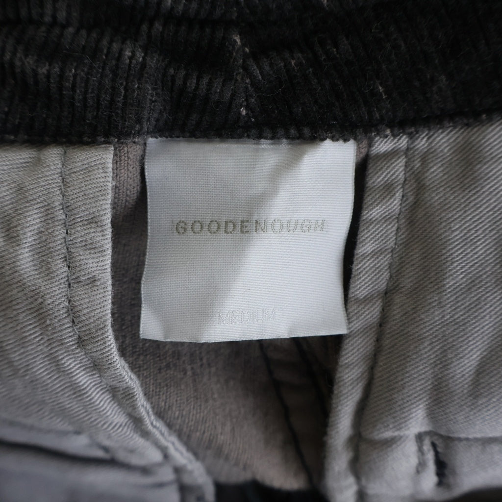 GOODENOUGH(グッドイナフ) 00s Corduroy Cargo Pants コーデュロイ カーゴパンツ ブラック