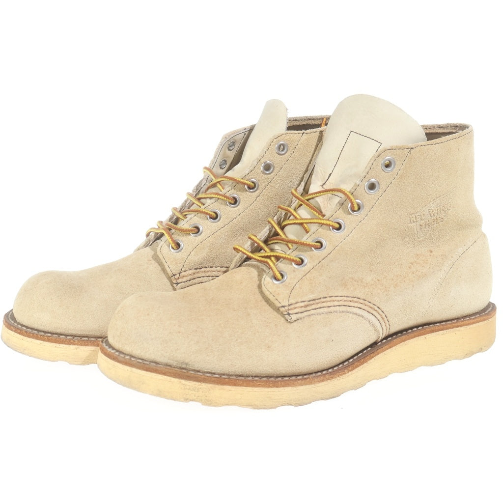 RED WING(レッド ウイング) 8167 6-inch Classic Round 6インチ クラシックラウンド スウェード ブーツ ベージュ